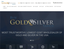 Tablet Screenshot of buygoldandsilversafely.com